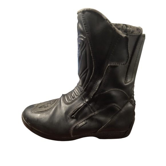 Vega‎ Motorcycle Riding Boots Men's Black Sport Bike Touring Size US 11 - Picture 16 of 16